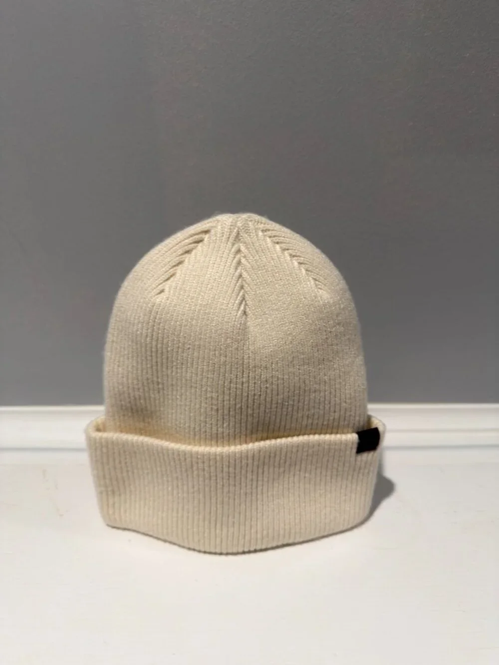 VRST Ribbed Beanie, Men, One Size, Light Sand